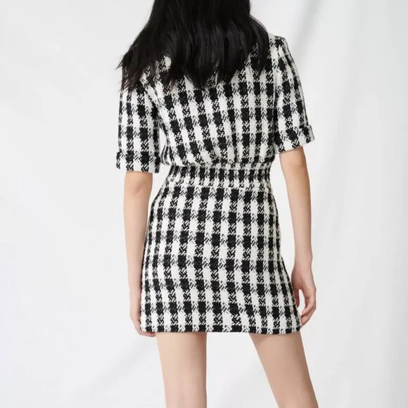 Maje Ricky Tweed Shirt Dress - Picture 4 of 10